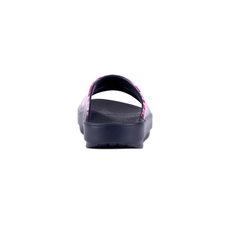 Oofos Women's OOahh Luxe Slide Sandal - Project Pink Camo WjtxUHFC