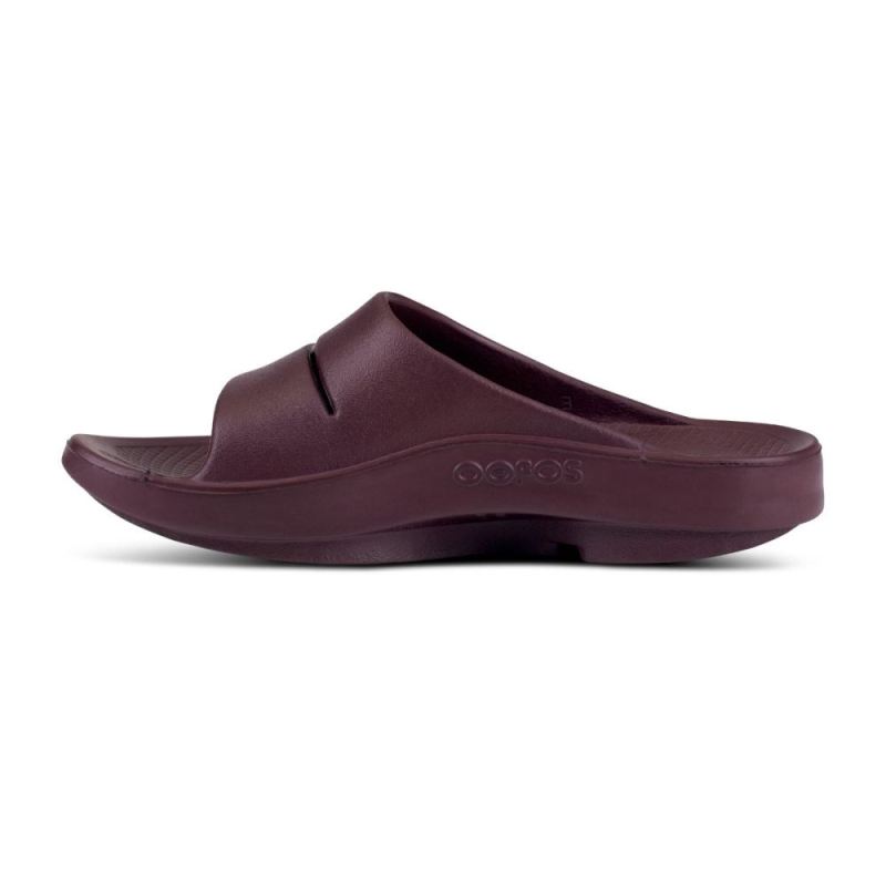 Oofos Men's OOahh Slide Sandal - Cabernet gZYfoNKP