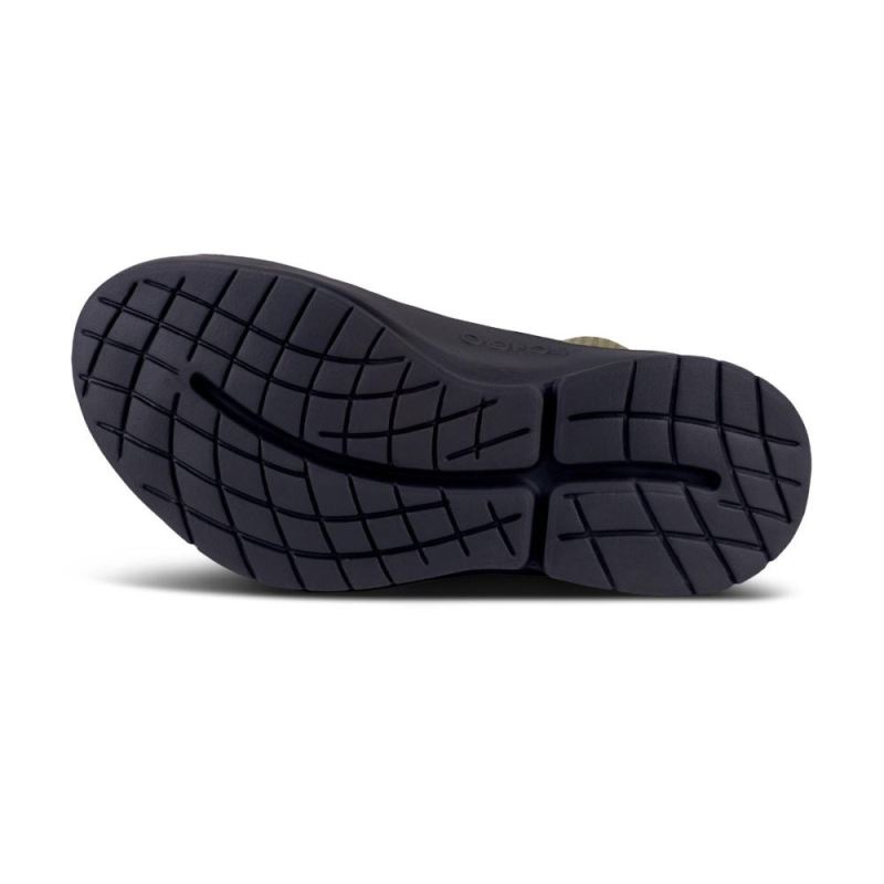 Oofos Men's OOmg eeZee Mid Shoe - Black & Green e9X2RlGa