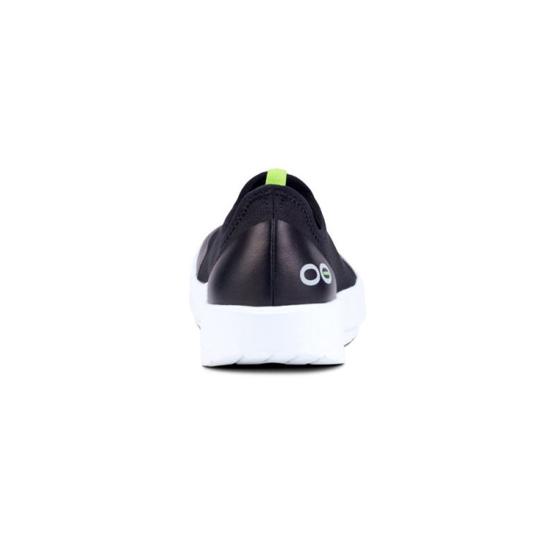 Oofos Women's OOmg eeZee Low Shoe - White Black Wpn9wG9p