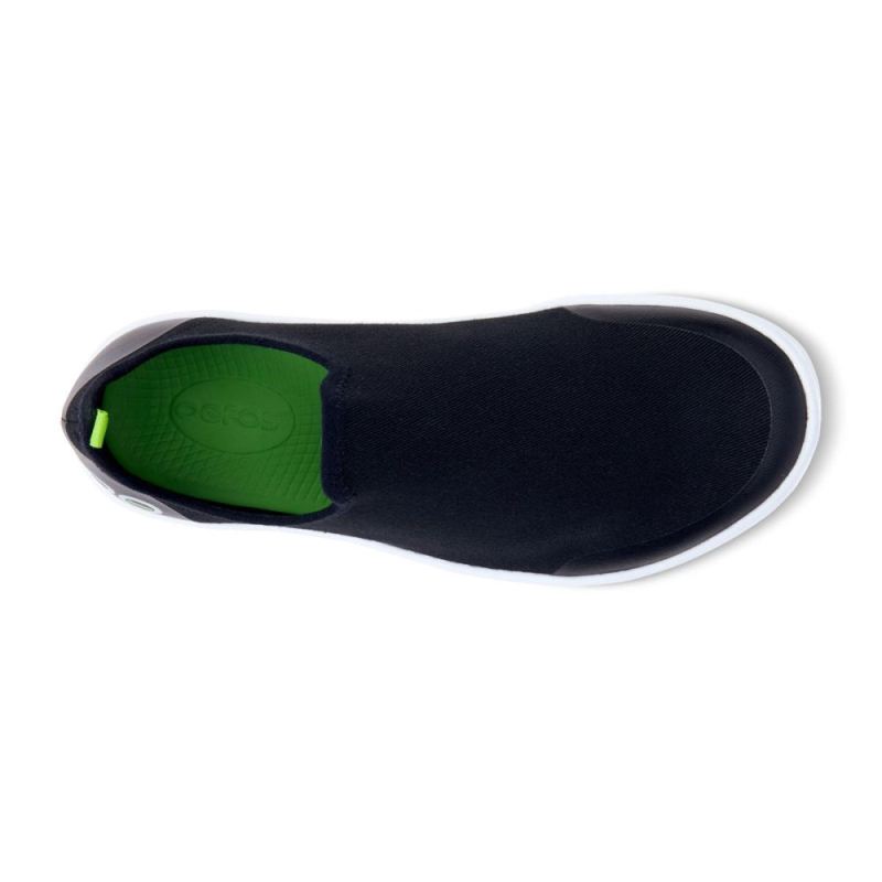 Oofos Women's OOmg eeZee Low Shoe - White Black Wpn9wG9p