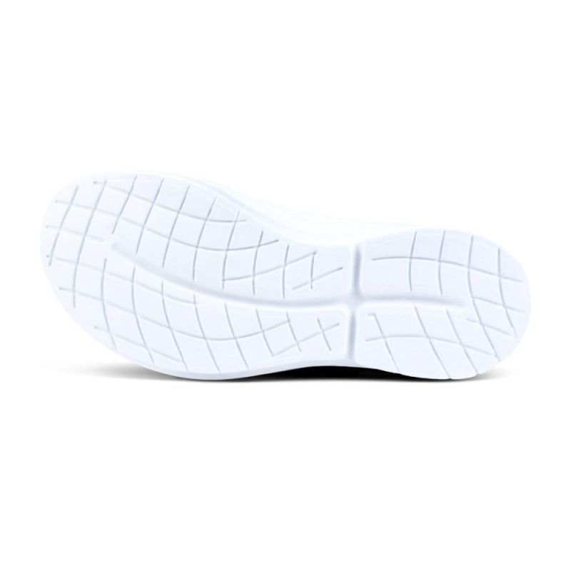 Oofos Women's OOmg eeZee Low Shoe - White Black Wpn9wG9p