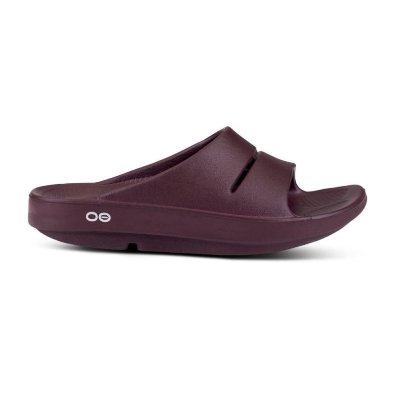 Oofos Women's OOahh Slide Sandal - Cabernet DIZaBg2e