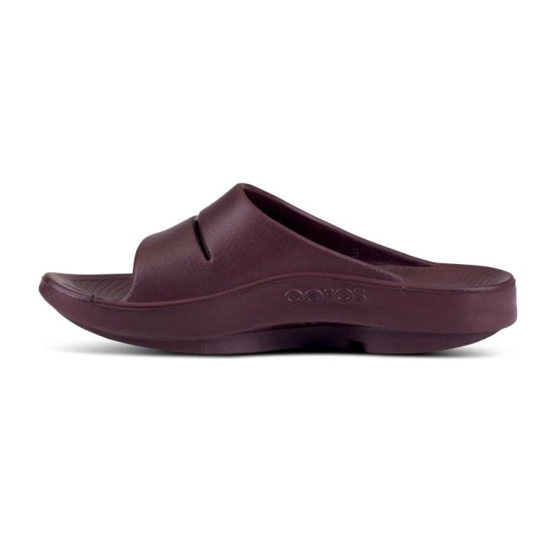 Oofos Women's OOahh Slide Sandal - Cabernet DIZaBg2e
