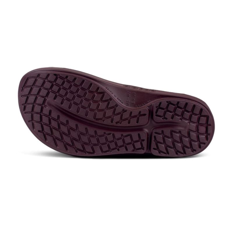 Oofos Women's OOahh Slide Sandal - Cabernet DIZaBg2e