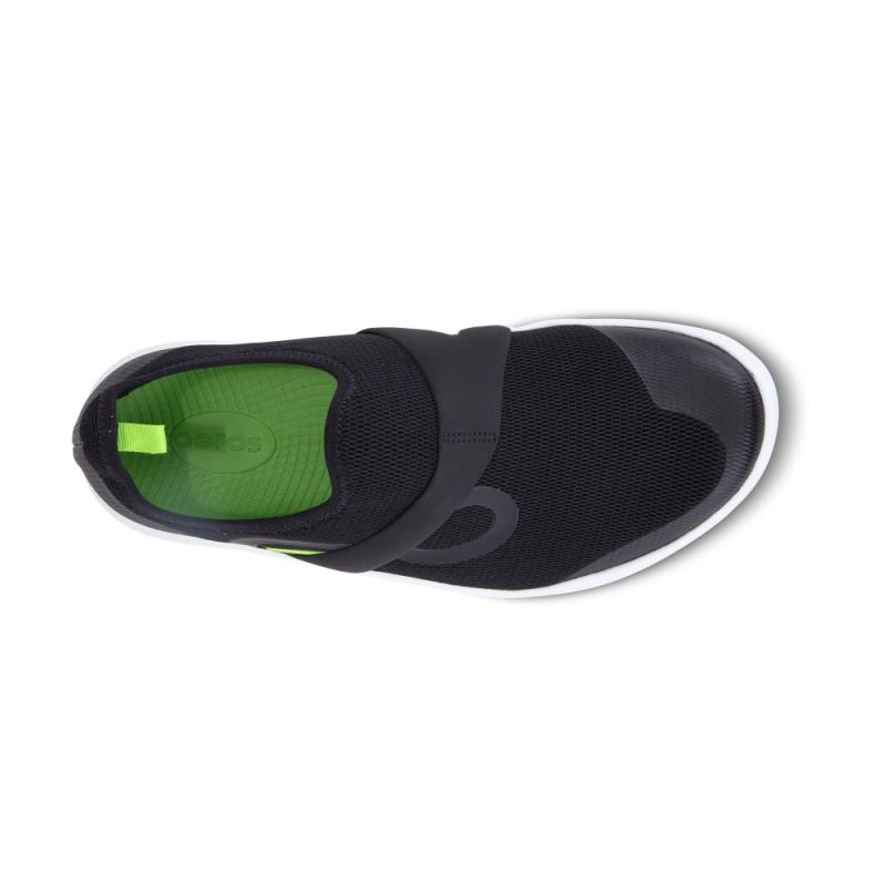Oofos Men's OOmg Low Shoe - White & Black cC8DN15B