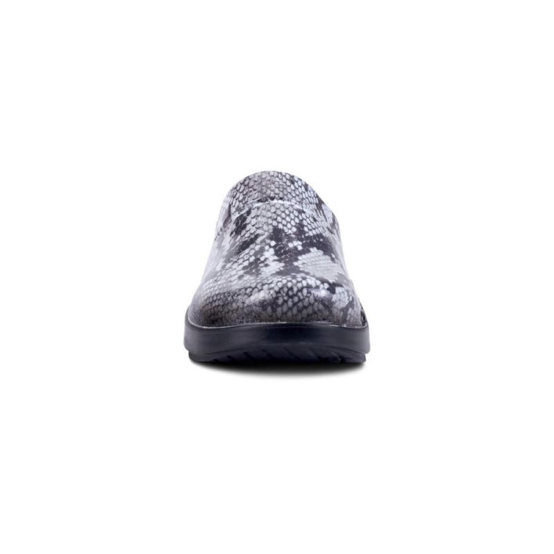 Oofos Women's OOcloog Limited Edition Clog - Snake 8rz16HR5