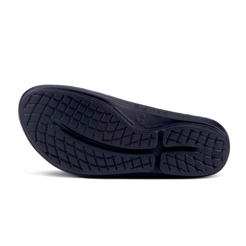 Oofos Women's OOlala Limited Sandal - Black & White Leopard EogRP89H