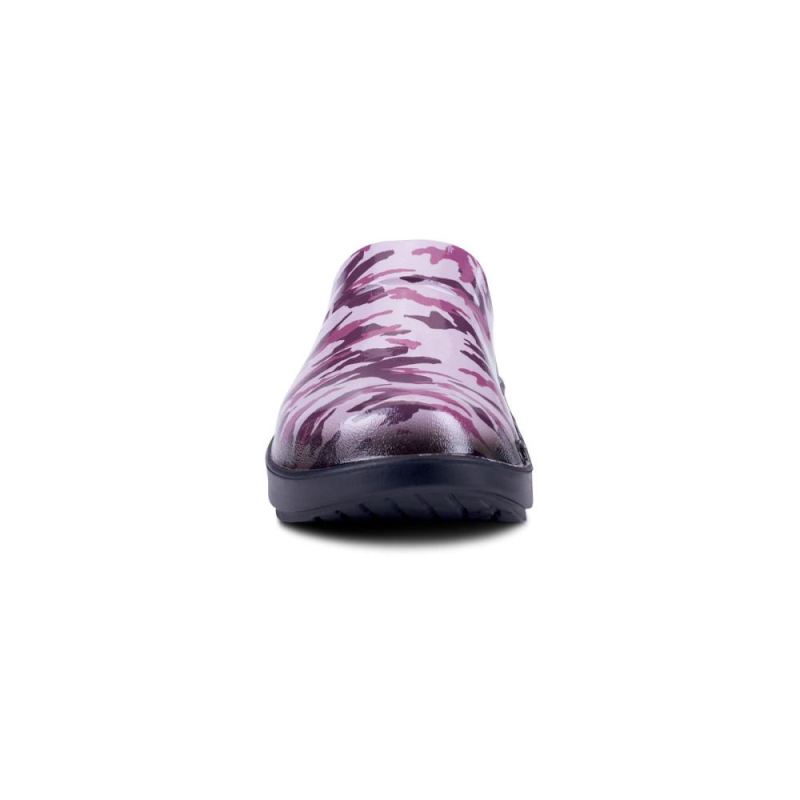 Oofos Women's OOcloog Limited Edition Clog - Purple Camo QADvobO6