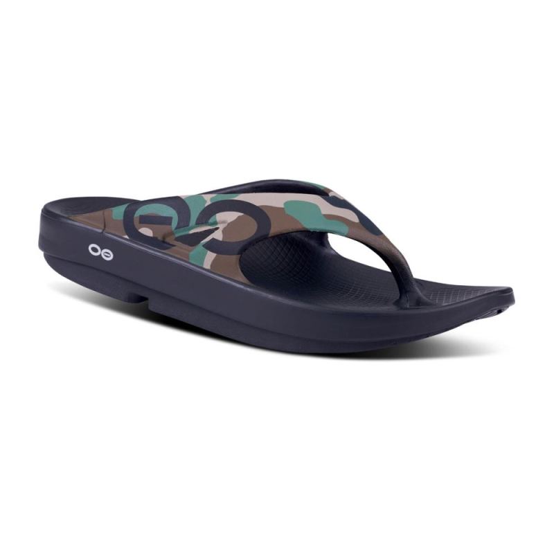 Oofos Women's OOriginal Sport Sandal - Woodland Camo