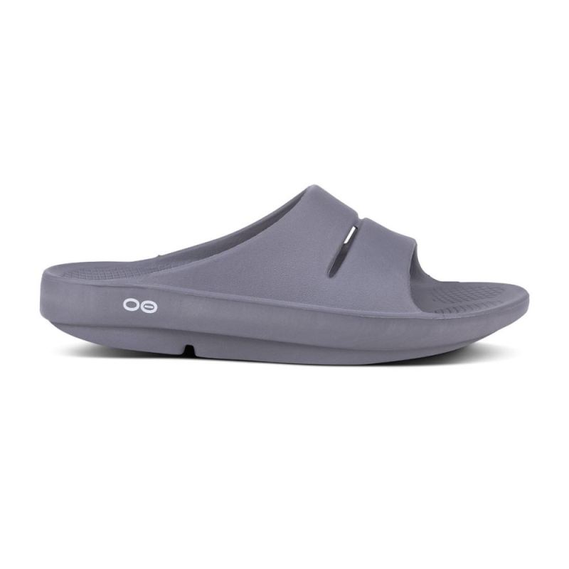 Oofos Women's OOahh Slide Sandal - Slate KOF0kuLC