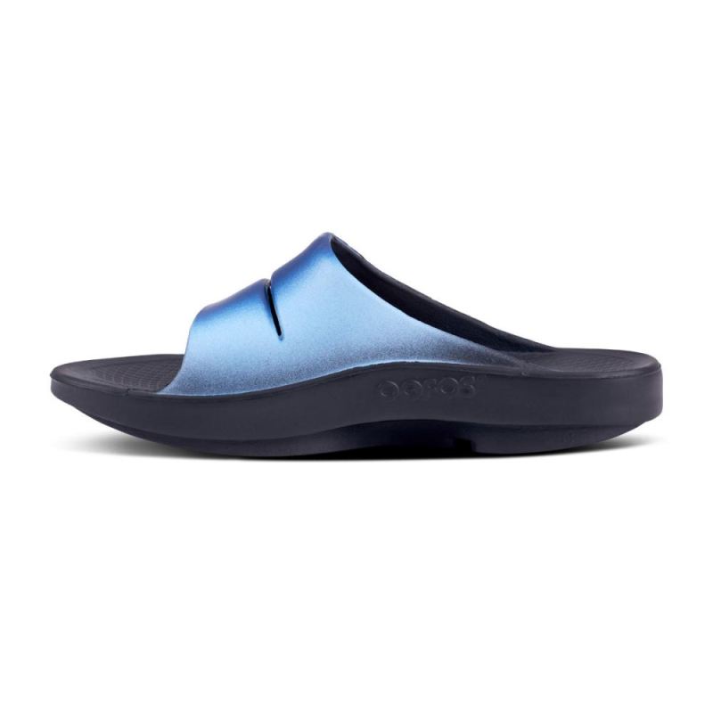 Oofos Men's OOahh Sport Slide Sandal - Azul 6pe3ZlF8