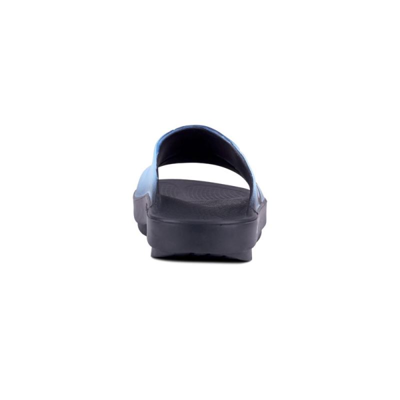 Oofos Men's OOahh Sport Slide Sandal - Azul 6pe3ZlF8