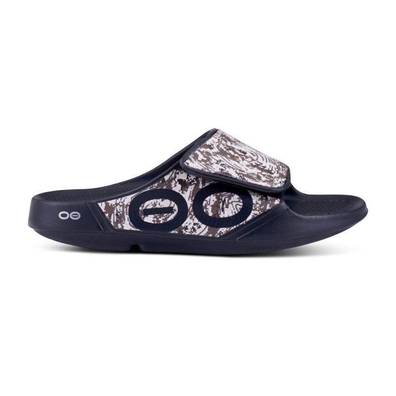 Oofos Women's OOahh Sport Flex Sandal- Desert Camo uPoMCIxT