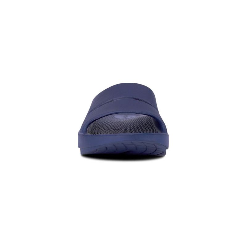 Oofos Women's OOahh Slide Sandal - Navy Py90yk3A