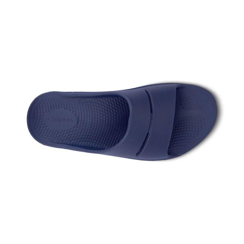 Oofos Women's OOahh Slide Sandal - Navy Py90yk3A