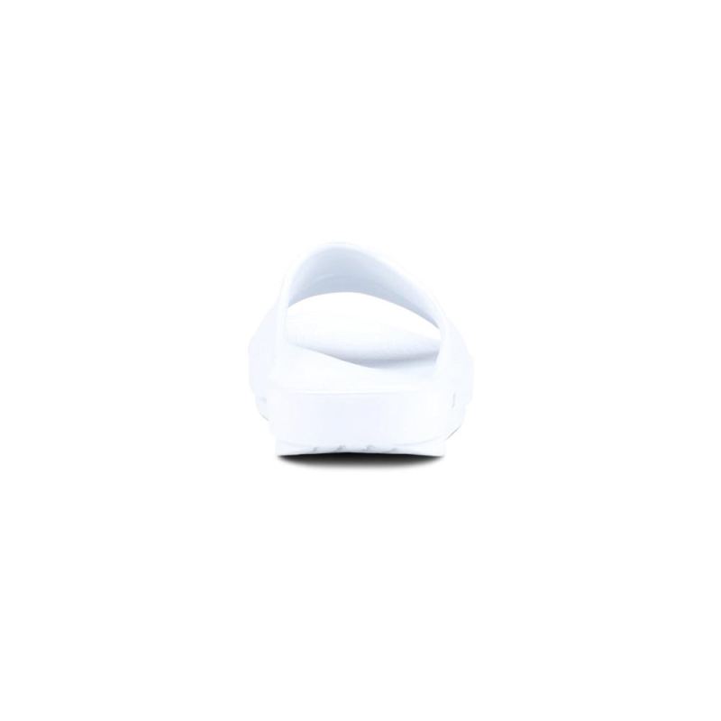 Oofos Women's OOahh Luxe Slide Sandal - White phaNDoHv