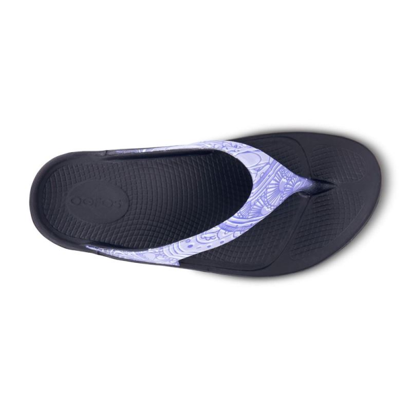 Oofos Women's OOlala Limited Sandal - Lavender Paisley T370LYgI