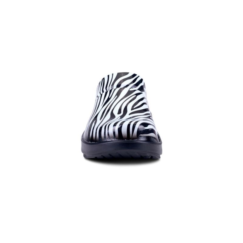 Oofos Women's OOcloog Limited Edition Clog - Zebra 9qXvmCNt