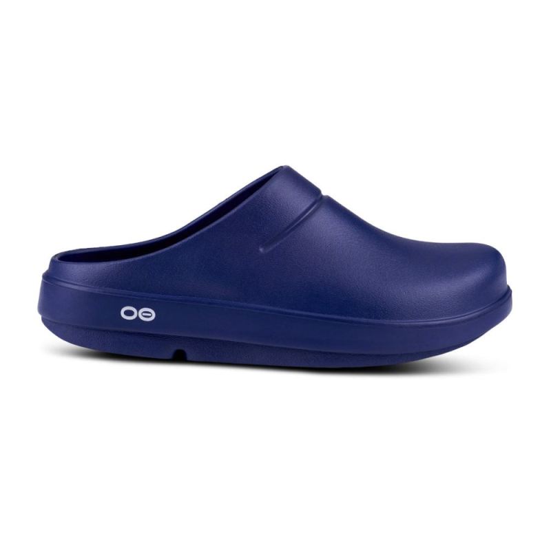 Oofos Men's OOcloog Clog - Navy WTvTqAr9