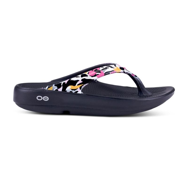 Oofos Women's OOlala Limited Sandal - Tiger Lily JCu92Ioo