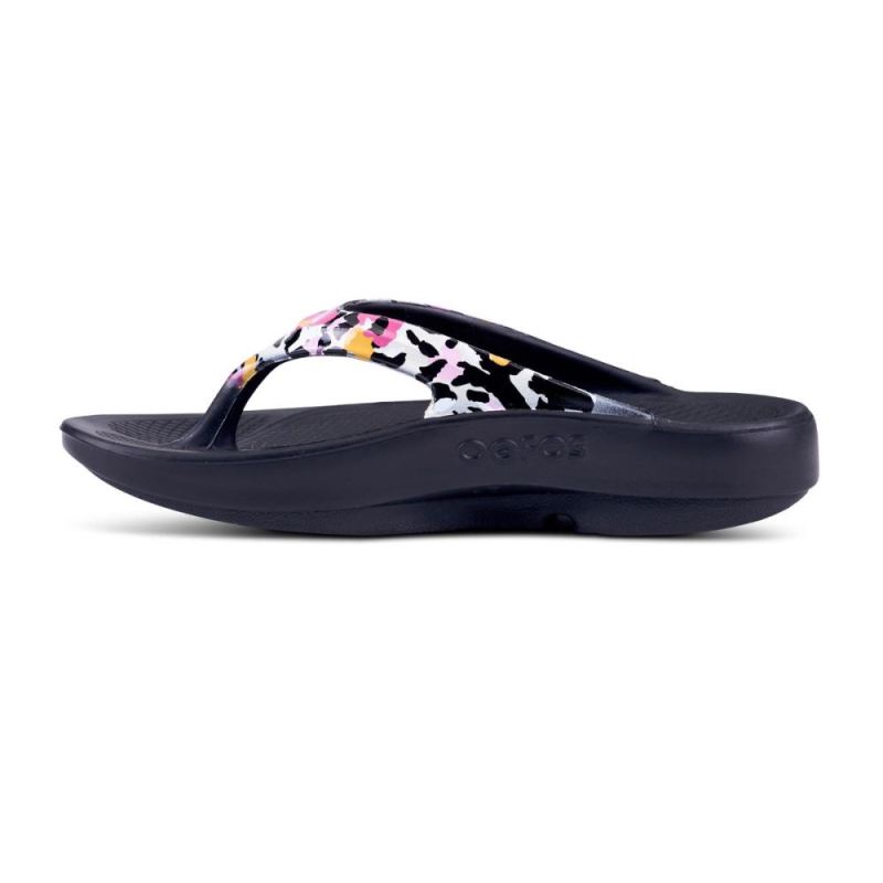 Oofos Women's OOlala Limited Sandal - Tiger Lily JCu92Ioo