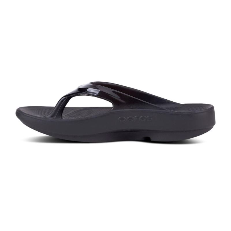 Oofos Women's OOlala Sandal - Black YfZInRSm