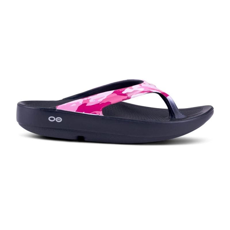 Oofos Women's OOlala Limited Sandal - Project Pink Camo 6YX4ZP39