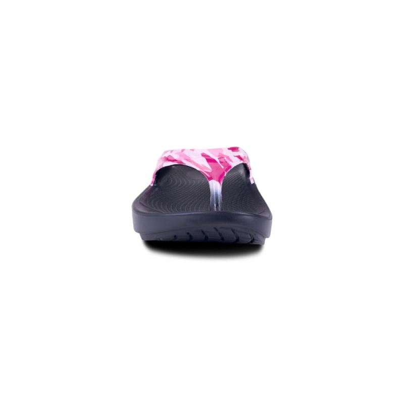 Oofos Women's OOlala Limited Sandal - Project Pink Camo 6YX4ZP39