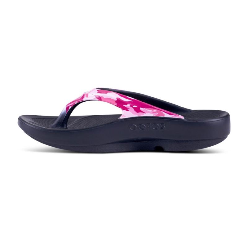Oofos Women's OOlala Limited Sandal - Project Pink Camo 6YX4ZP39
