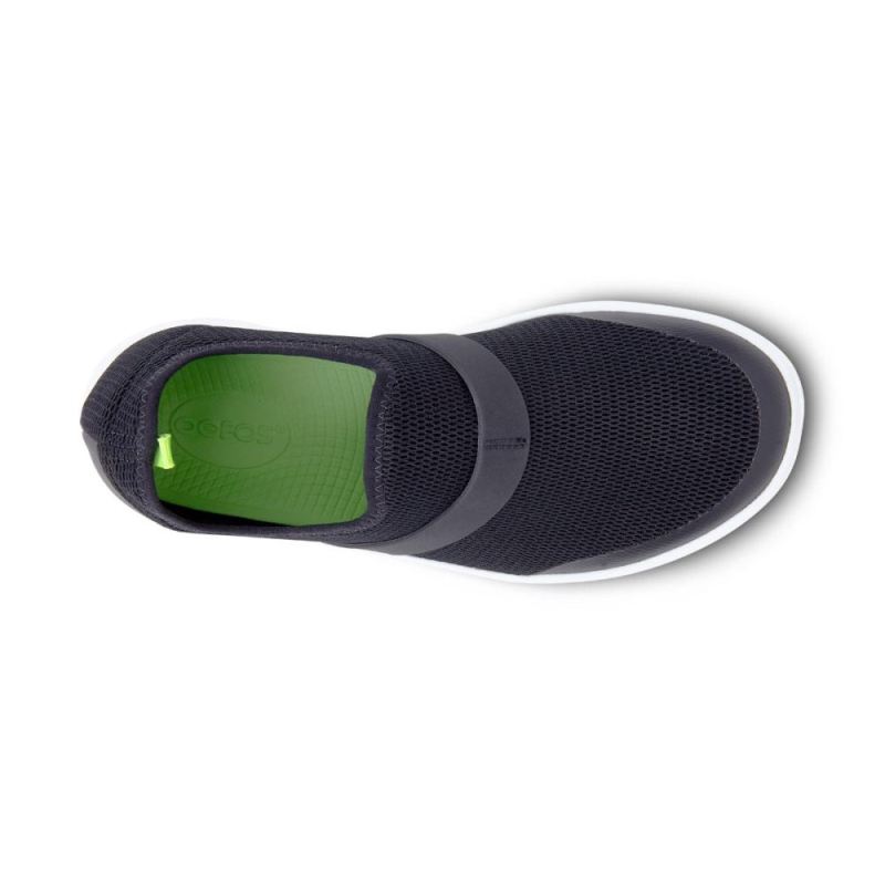 Oofos Women's OOmg Low Shoe - White Black uuVN5WOg