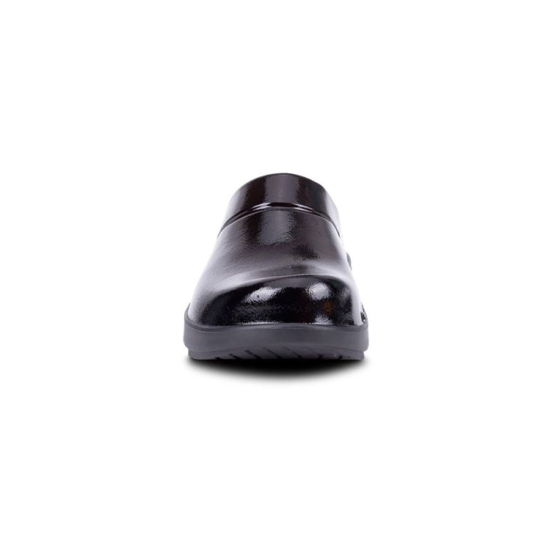 Oofos Women's OOcloog Luxe Clog - Black fcN4pV7E
