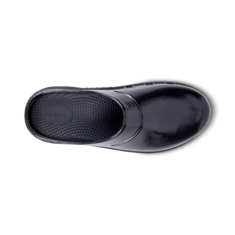 Oofos Women's OOcloog Luxe Clog - Black fcN4pV7E
