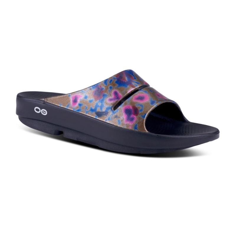 Oofos Women's OOahh Luxe Slide Sandal - Kaleidoscope [OofosZ4IUu5oi ...