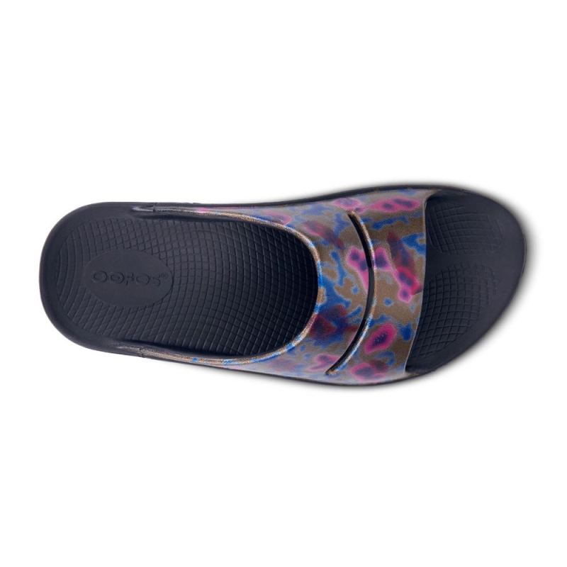 Oofos Women's OOahh Luxe Slide Sandal - Kaleidoscope zg5zY3BY