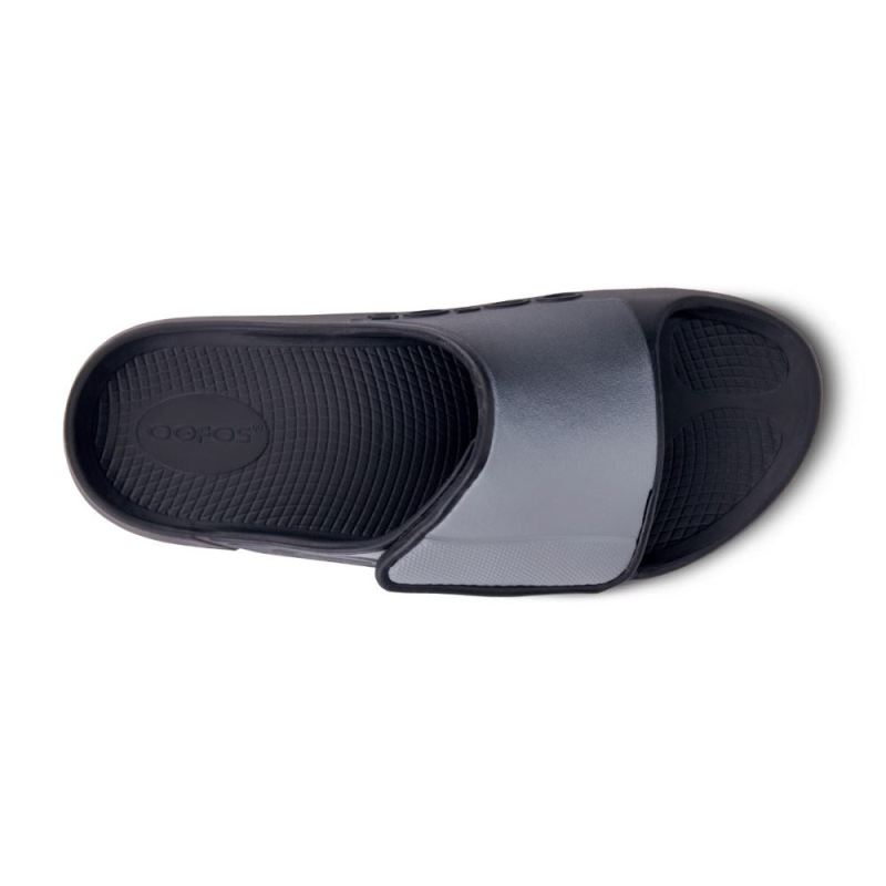 Oofos Women's OOahh Sport Flex Sandal- Gray ZBbe5MKr