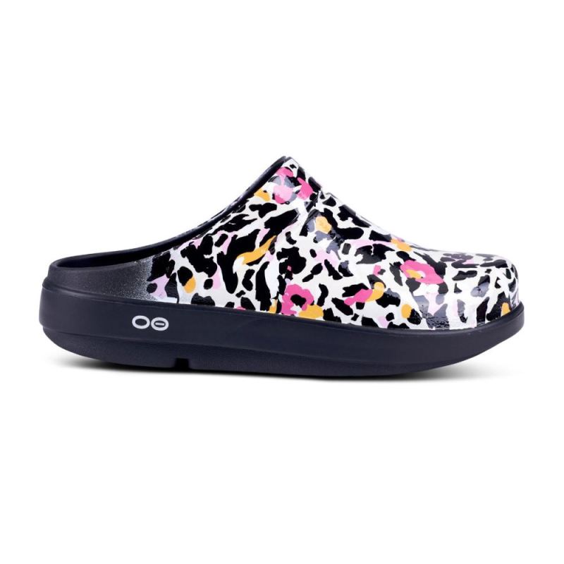 Oofos Women's OOcloog Limited Edition Clog - Tiger Lily D13t6Vqm