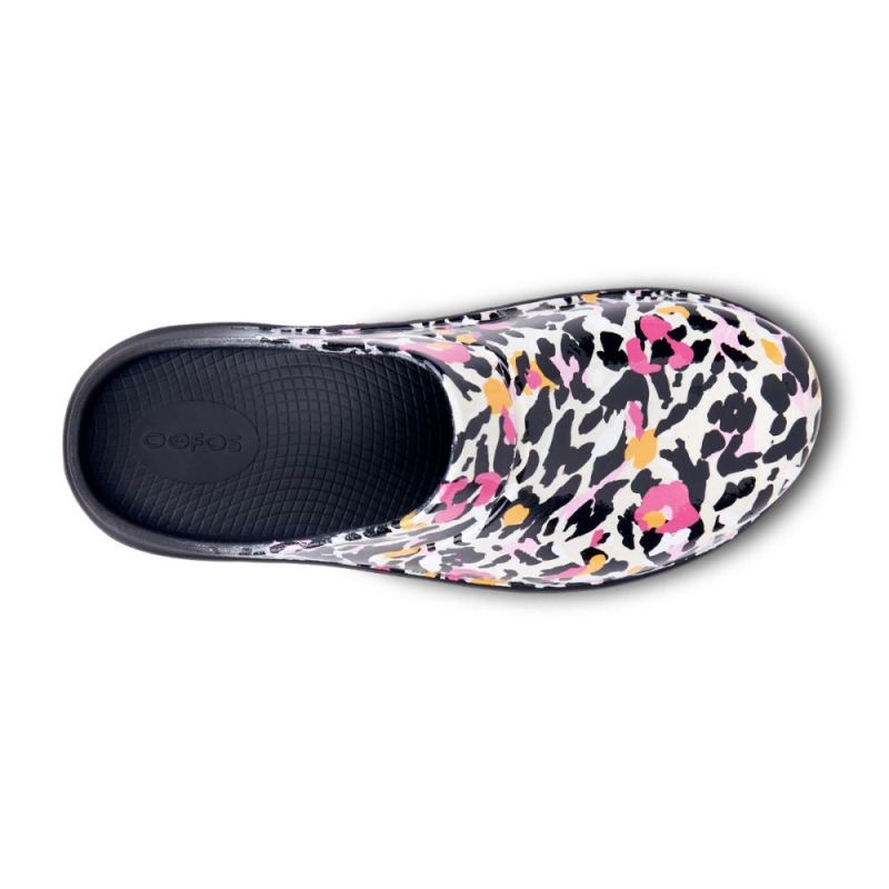 Oofos Women's OOcloog Limited Edition Clog - Tiger Lily D13t6Vqm