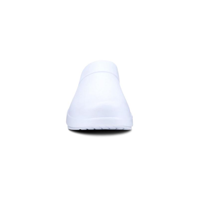 Oofos Women's OOcloog Clog - White f3a7cfAN