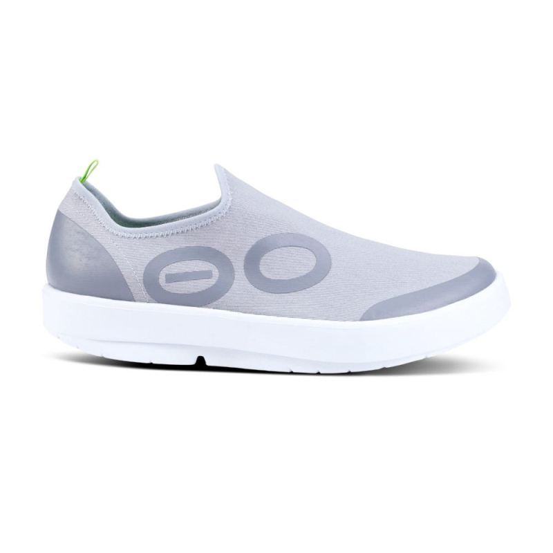 Oofos Men's OOmg eeZee Low Shoe - White Gray 2i2oUih8