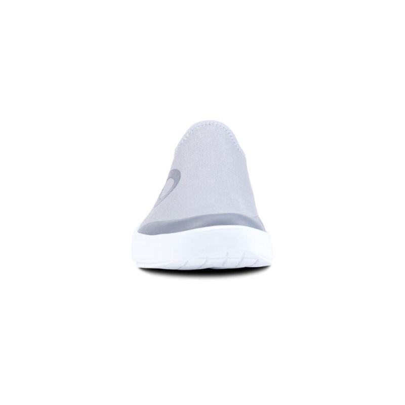 Oofos Men's OOmg eeZee Low Shoe - White Gray 2i2oUih8
