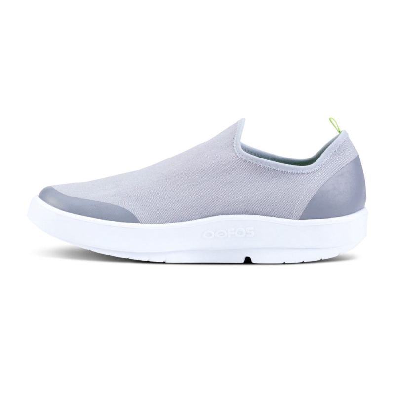 Oofos Men's OOmg eeZee Low Shoe - White Gray 2i2oUih8