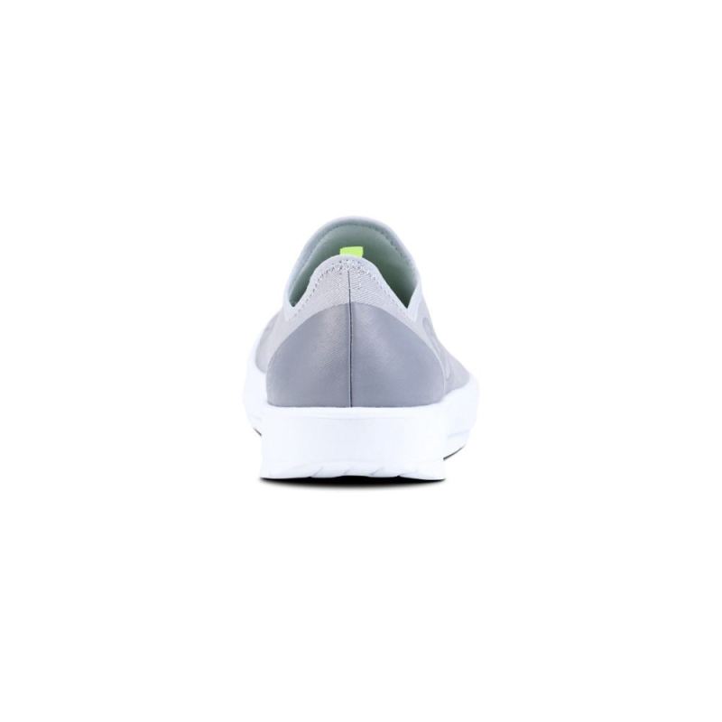 Oofos Men's OOmg eeZee Low Shoe - White Gray 2i2oUih8