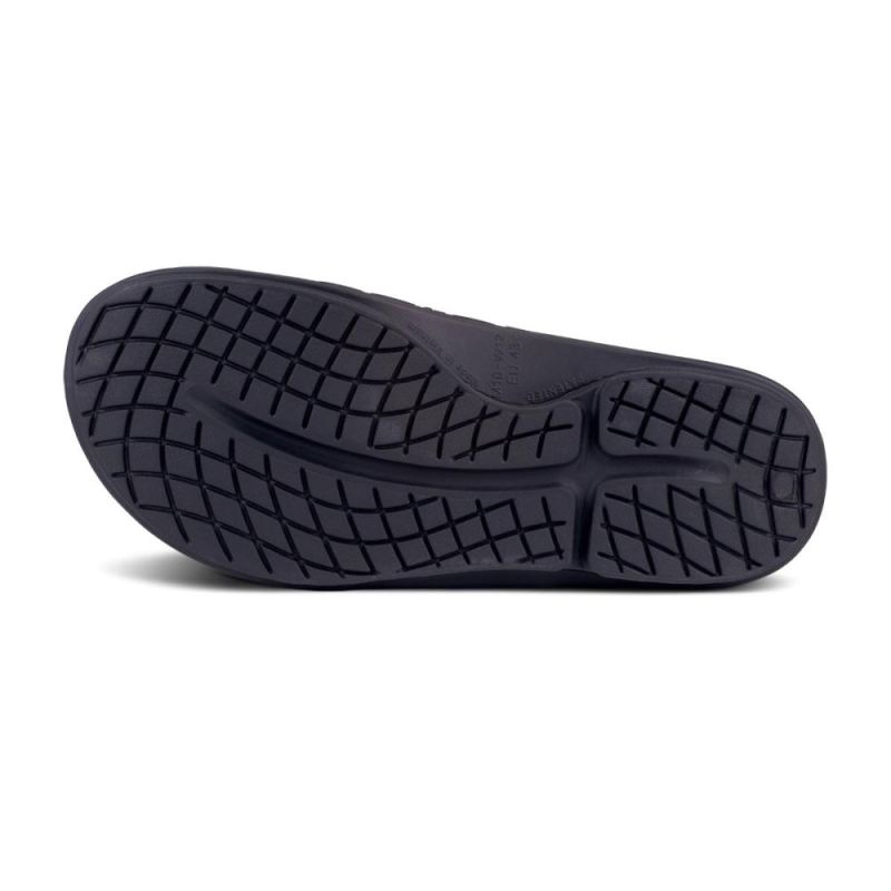 Oofos Women's OOahh Sport Flex Sandal- Matte Black W7Jui98O