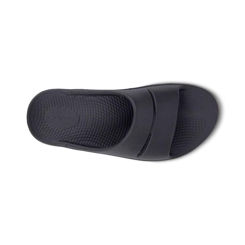 Oofos Men's OOahh Slide Sandal - Black BH113CMY