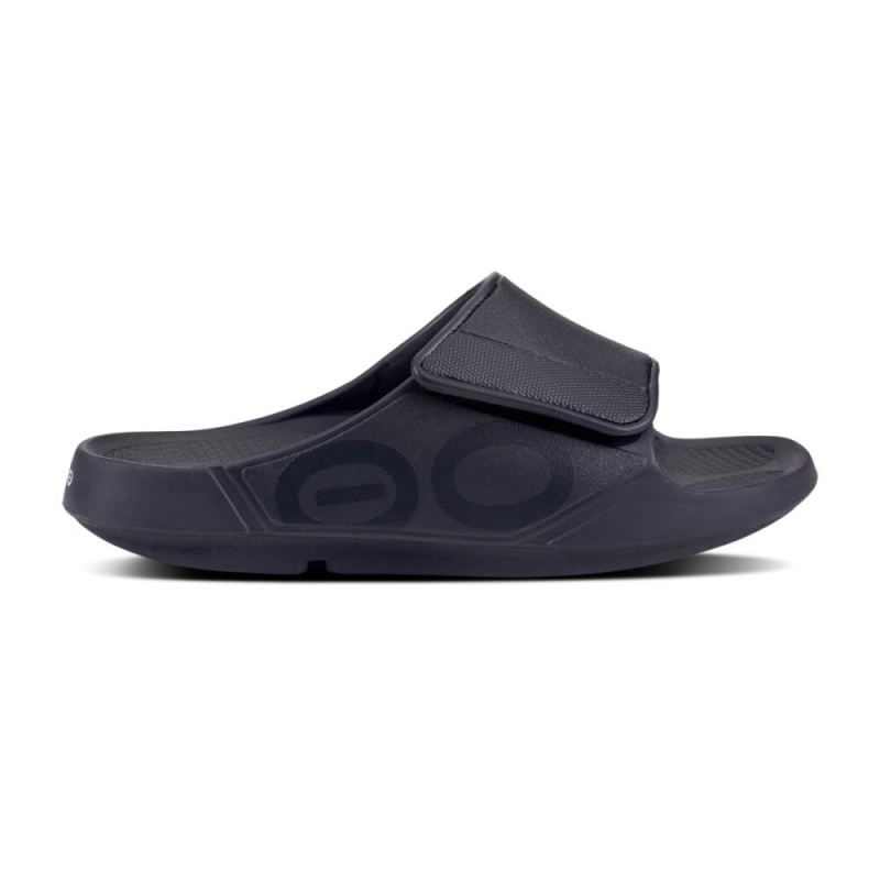 Oofos Men's OOahh Sport Flex Sandal - Matte Black xjmoUJoj