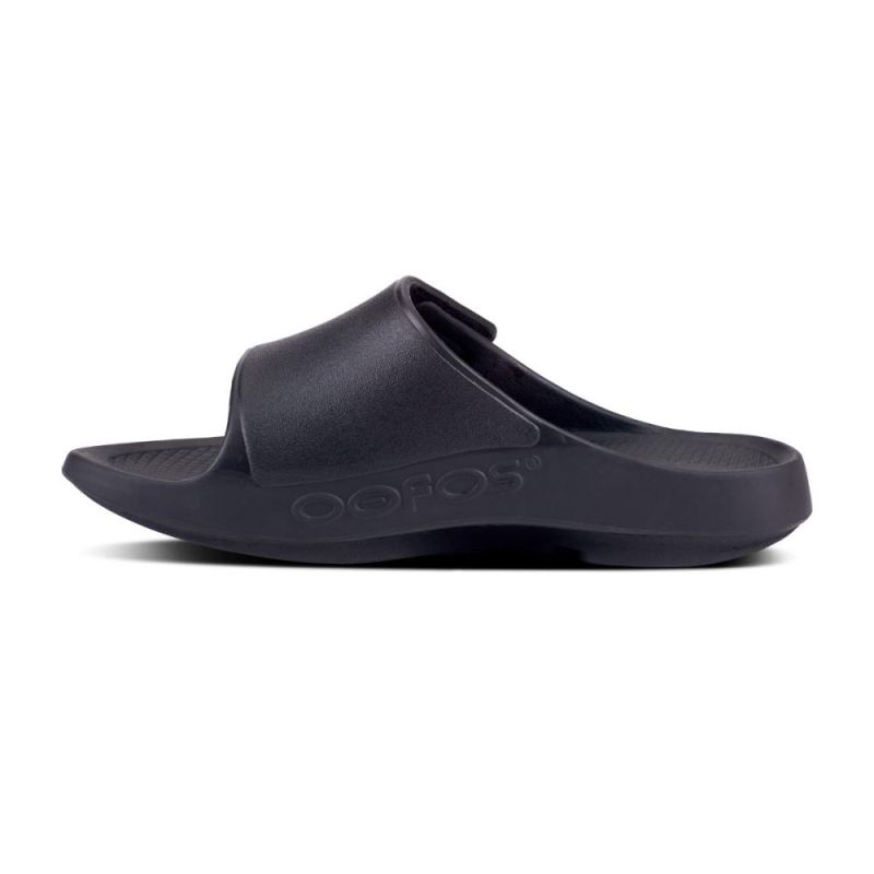 Oofos Men's OOahh Sport Flex Sandal - Matte Black xjmoUJoj
