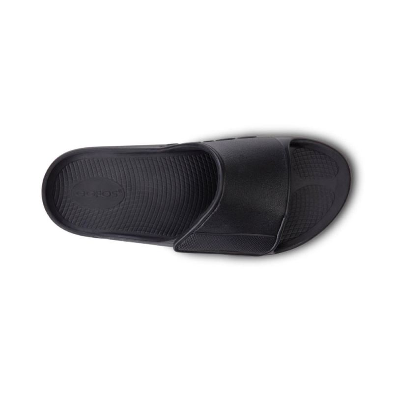 Oofos Men's OOahh Sport Flex Sandal - Matte Black xjmoUJoj