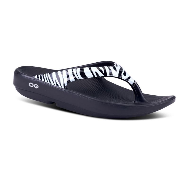 Oofos Women's OOlala Limited Sandal - Zebra rL6gxodO