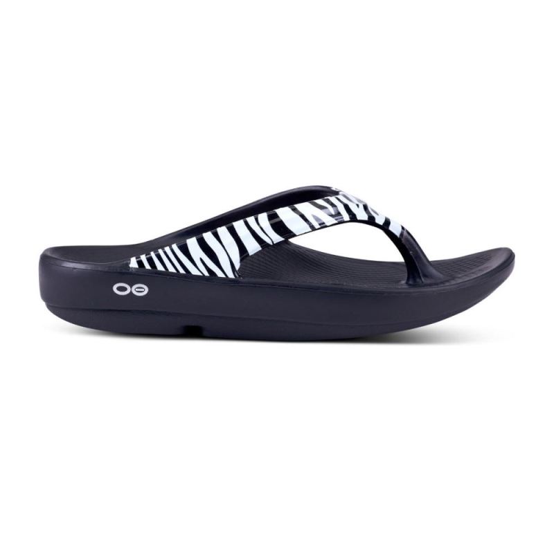 Oofos Women's OOlala Limited Sandal - Zebra rL6gxodO